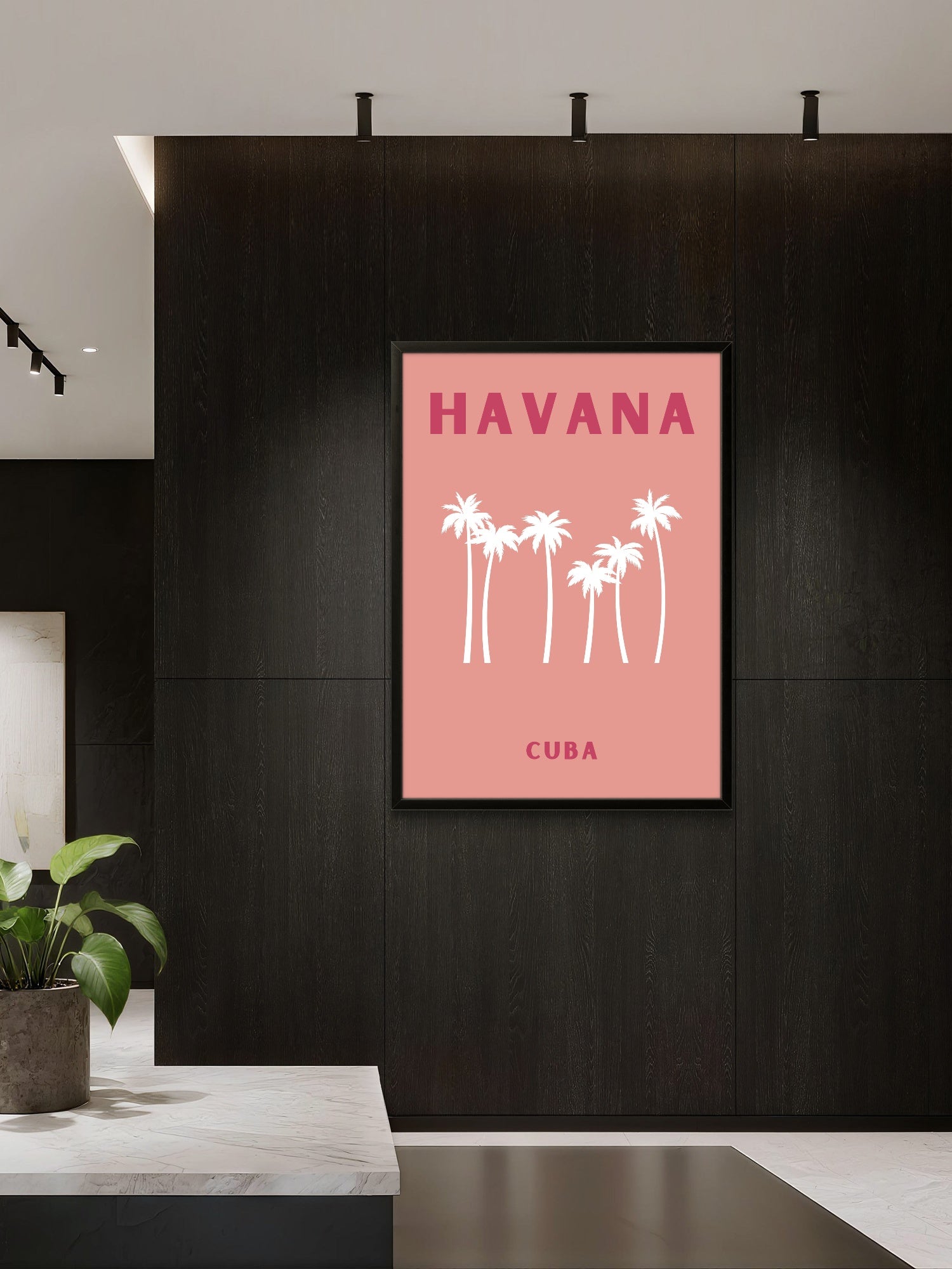 Havana Palms - Travel Poster