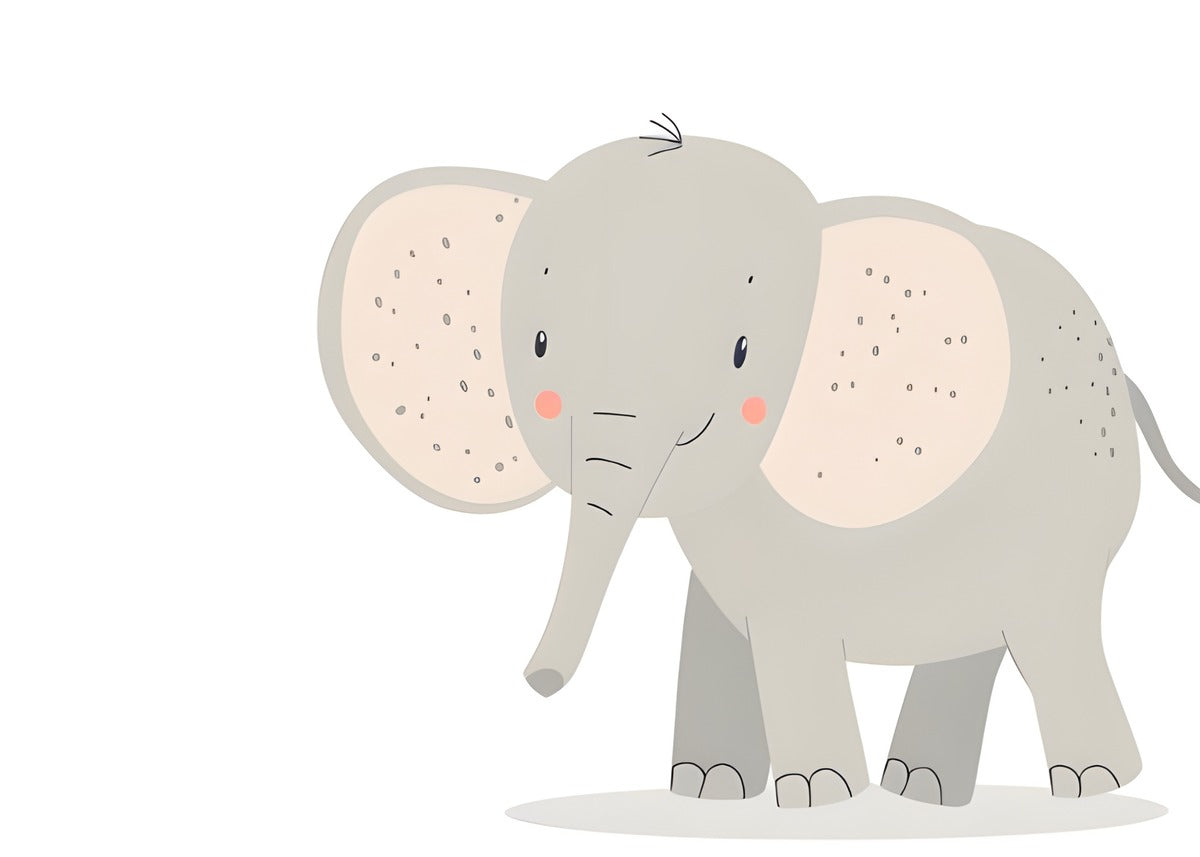 Elephant – Nursery Wall Art