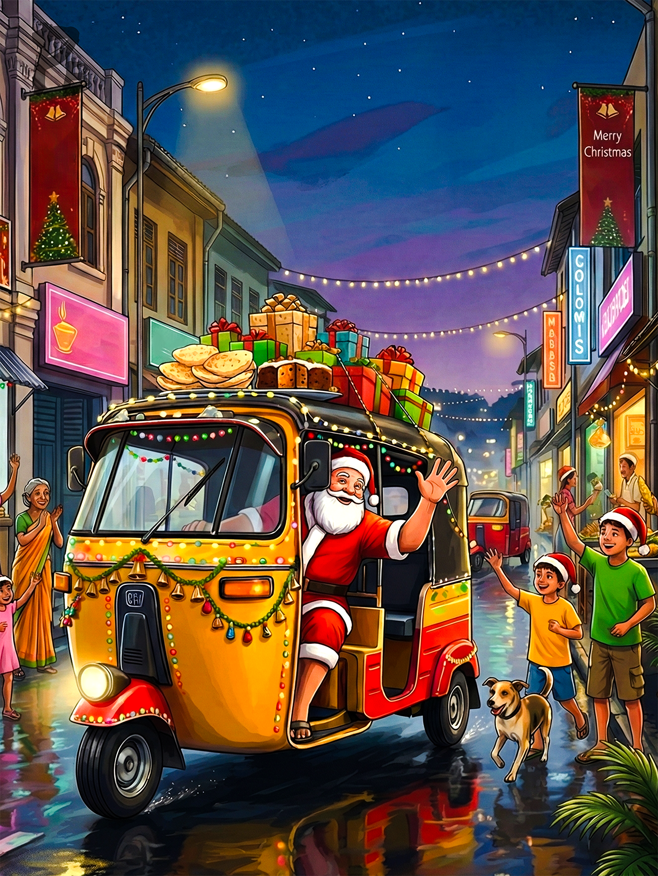 Santa's Tuk-Tuk Delivery