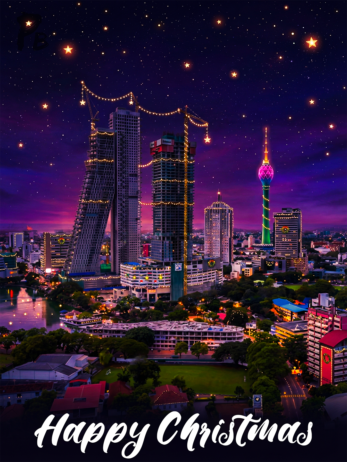 Colombo Christmas Skyline