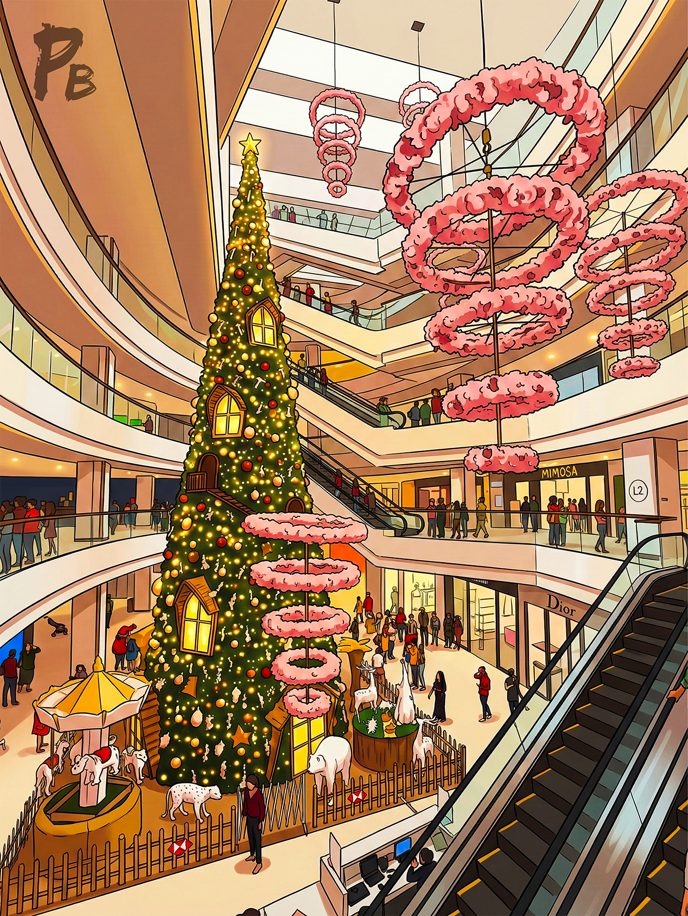 Mall Holiday Splendor