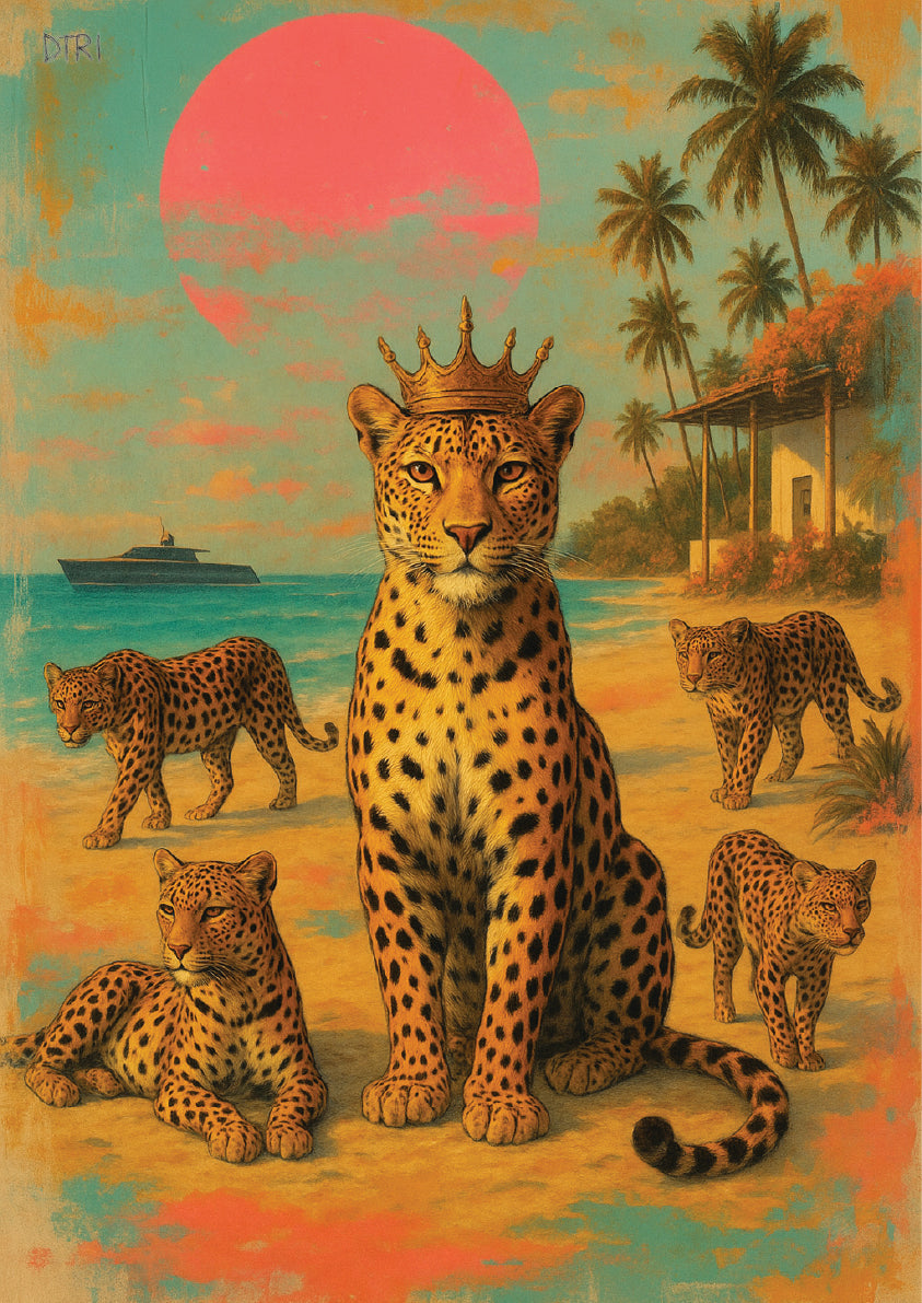 Leopard King and His Pride