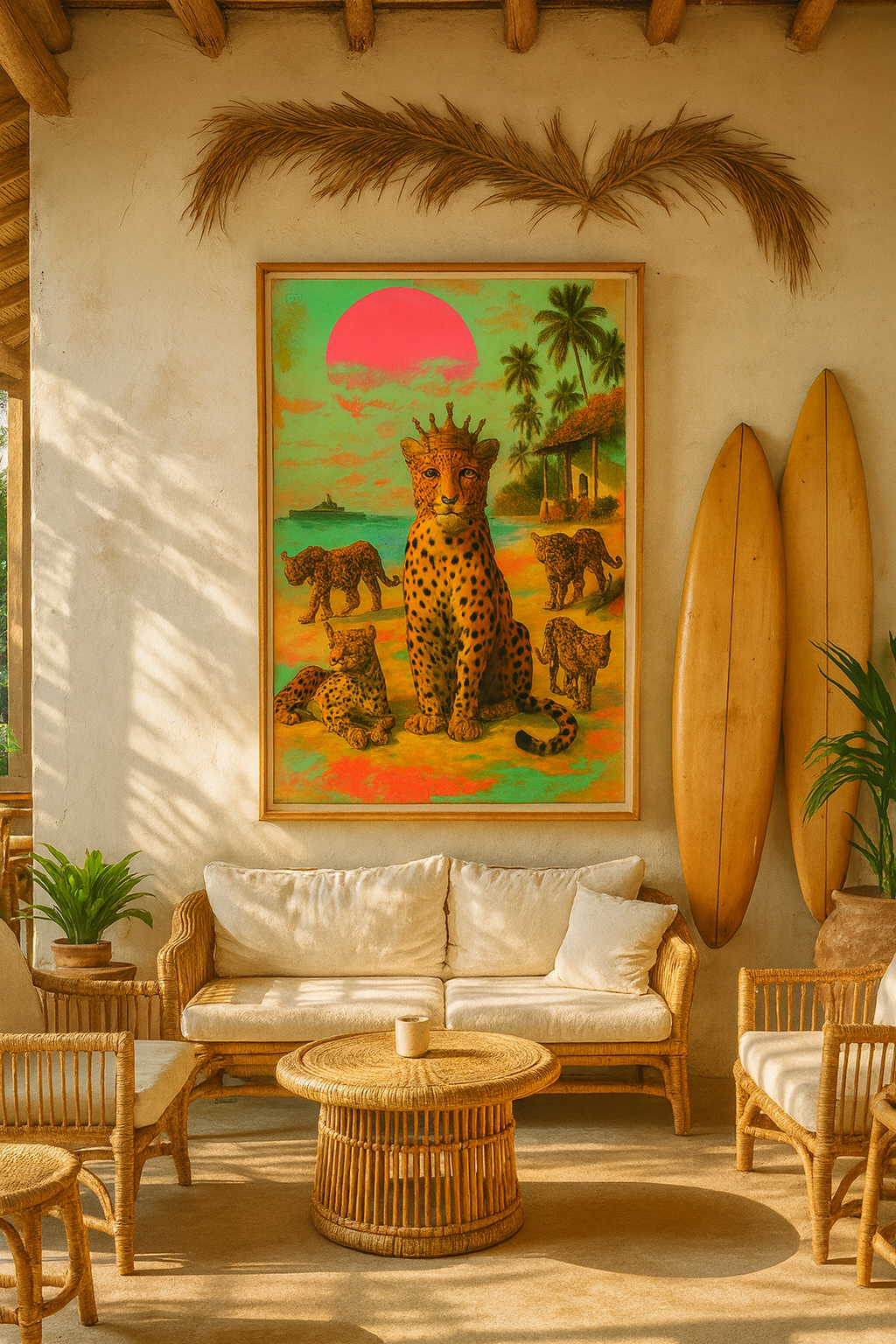 Leopard King and His Pride