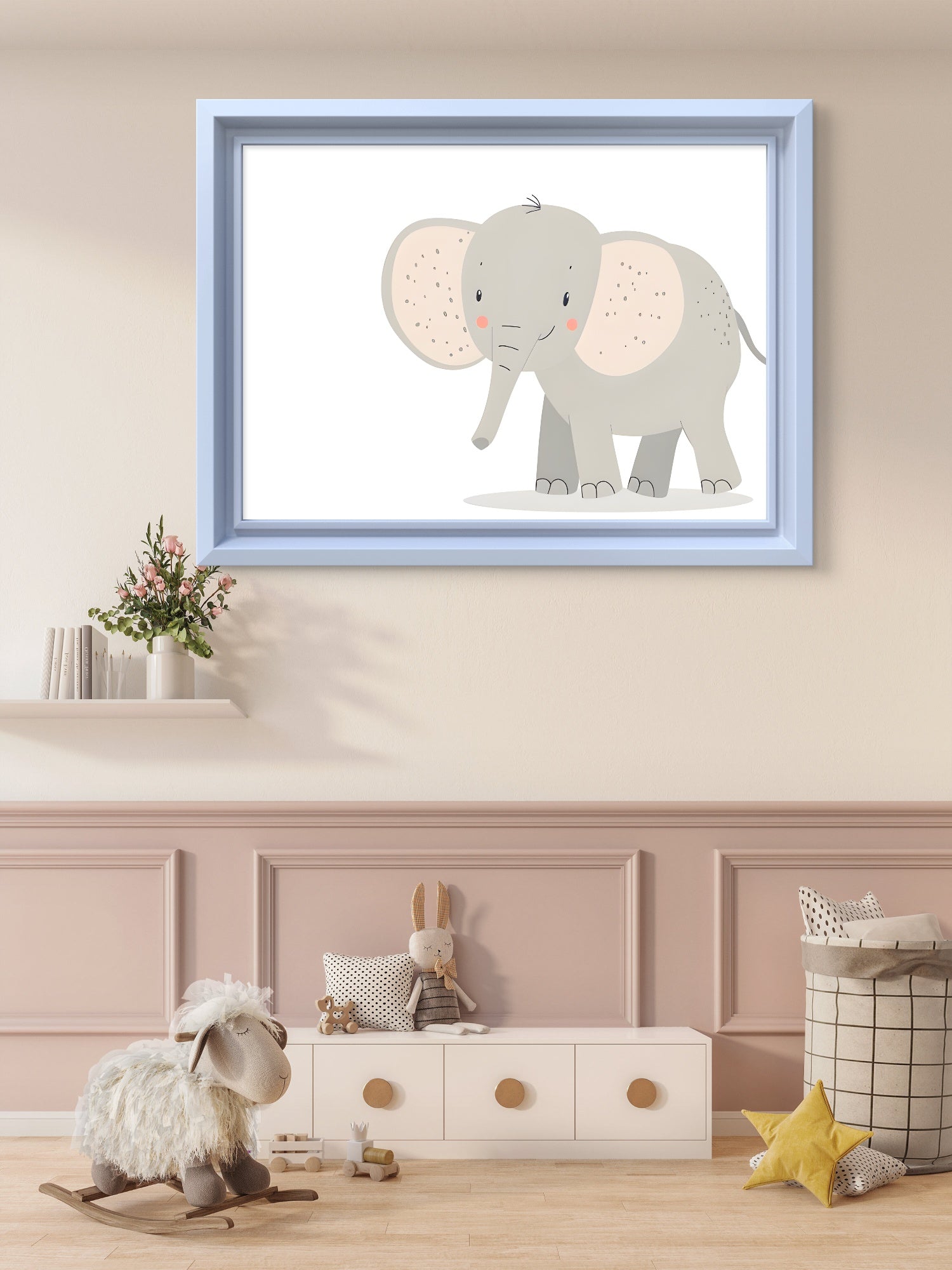 Elephant – Nursery Wall Art