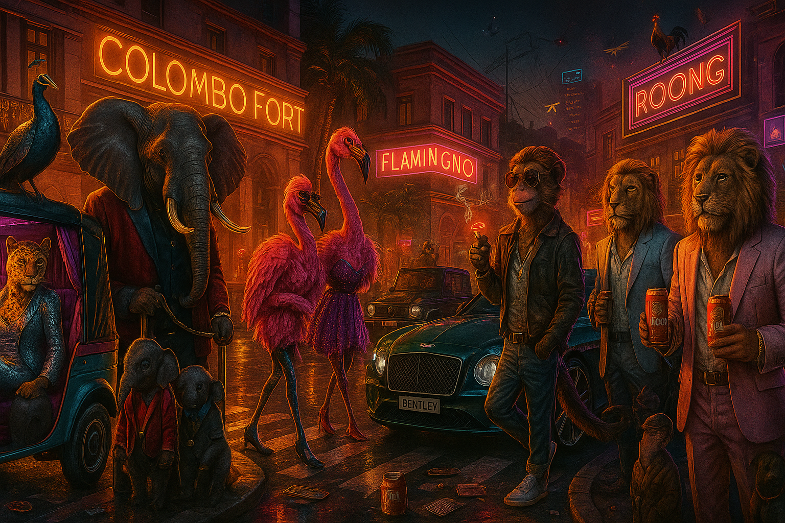 Colombo Fort Nights Flamingo