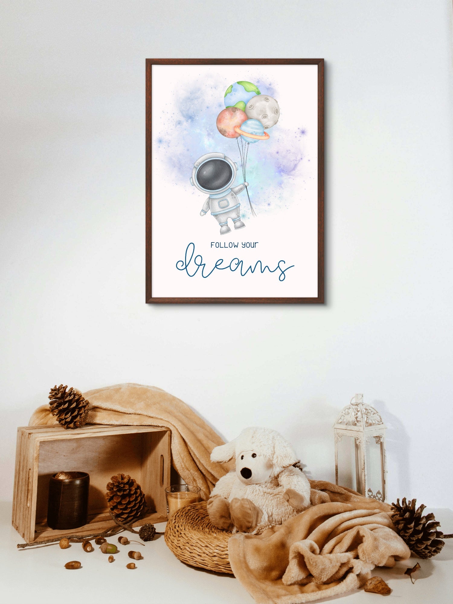 Cosmic Dreams – Follow Your Dreams Art Print