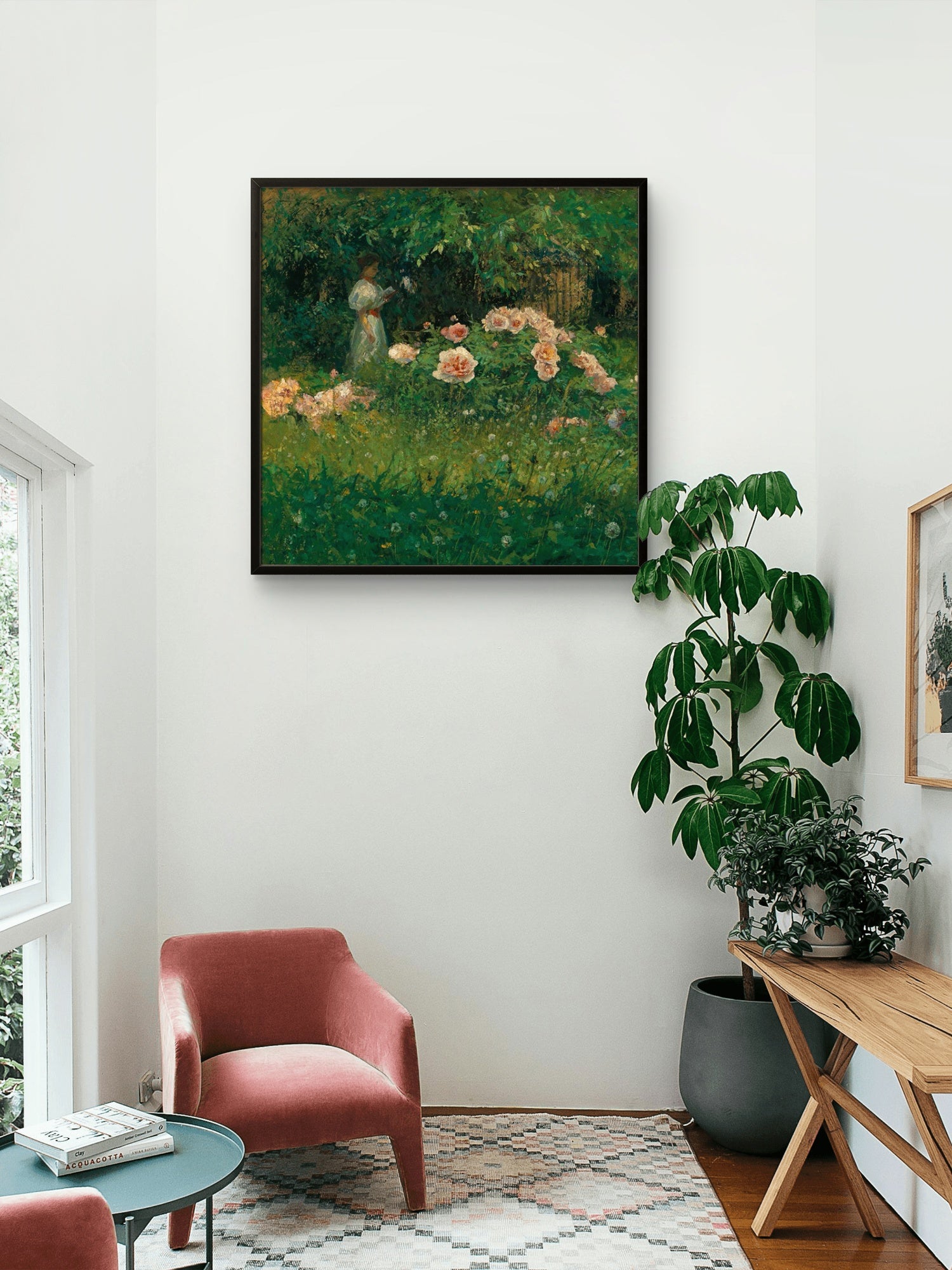 Peony Whisper - Garden Serenity Art Print
