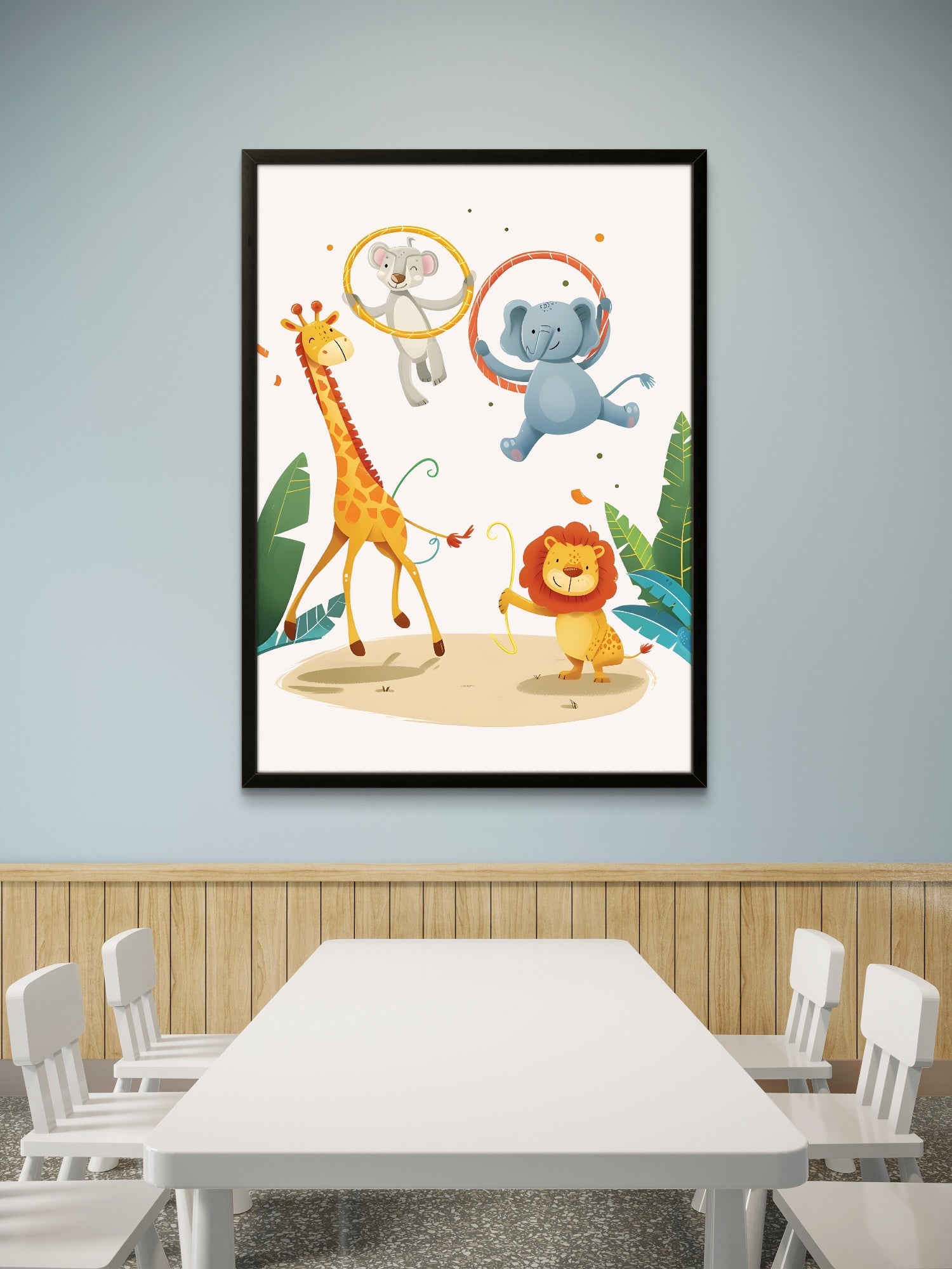 Jungle Circus Fun - Adorable Animal Playtime Nursery Decor