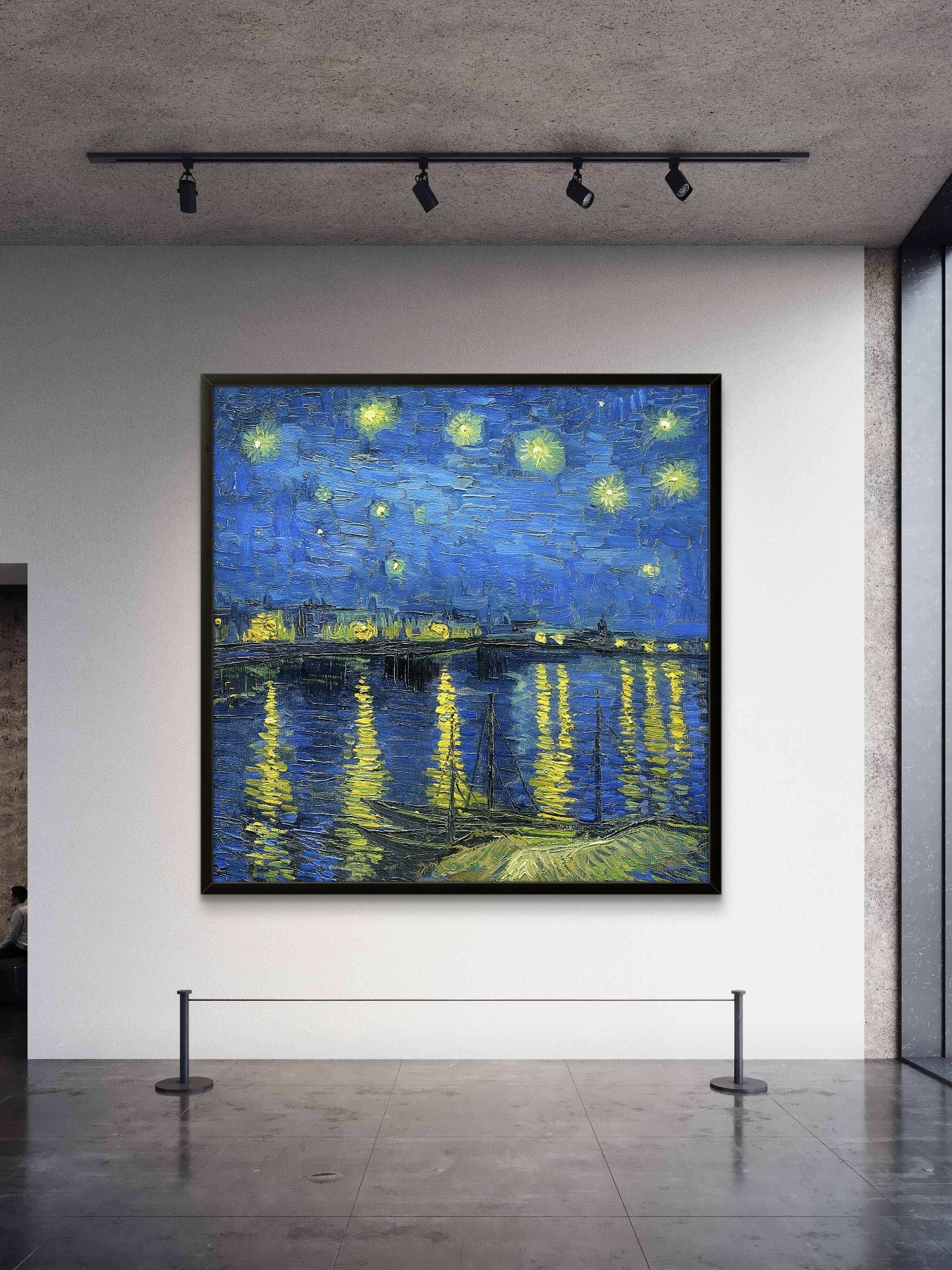 Van Gogh's Rhône - Starry Reflections Masterpiece Print