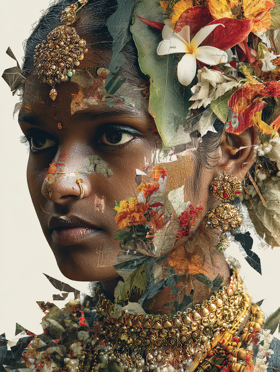 The Heritage Bloom – Sri Lankan Cultural Art Print